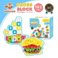 在飛比找momo購物網優惠-【WOOHOO】CROSS BLOCK 心心積木-102pc