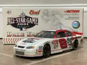 2001 Dale Earnhardt Jr Budweiser Bud MLB All Star Game Pepsi 400 Action 1/24