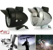 LED Battery Bike Light Retro Bicycle Front Head Lamp For Night Riding Waterproof
