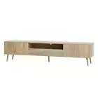 NNEDSZ Entertainment Unit Alex TV Cabinet Storage Drawers 200CM