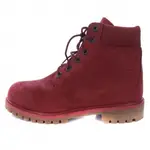 TIMBERLAND M 5 靴子 二十二 短 絨面 紅色 日本直送 二手