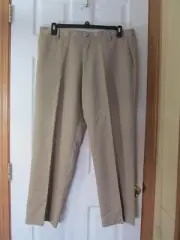 NWT DOCKERS ADVANTAGE 365 KHAKI STRAIGHT FIT D2 FLAT FRONT CASUAL PANTS Tan
