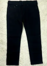 NWT True Religion Geno Men's Jeans 33x31 Black Denim Relaxed Slim No Flap