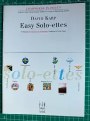 FJH DAVID KARP SOLO-ETTES PIANO SOLO MUSIC BOOK COMPOSERS IN FOCUS NEW