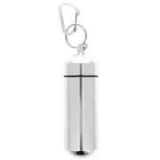 ASR Outdoor 5 Inch Portable Aluminum Waterproof EDC Storage Container, Silver