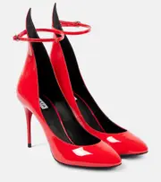 [Alaia] Alaïa Decollete patent leather pumps AU 7 red