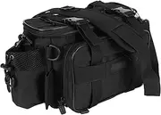 Fishing Tackle Bag, Multifunction Waterproof Tear-Resistant Net Bag Design Fishing Backpack, Detachable Tunable Waist Belt Strap Tackle Bag