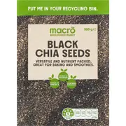 Macro Black Chia Seeds 350g