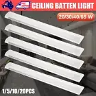 1-20PCS LED Slim Ceiling Batten Tube Light Daylight 90-120CM 4FT 6500K/Coolwhite