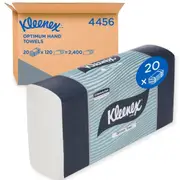 Kleenex Optimum Paper Hand Towel 20 Packs x 120 Towels (4456)