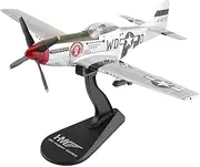 Hobby Master | 1:48 Scale Military Aircraft Replica | P-51D Mustang 335 FS/4 FG Captain Ted Lines | Model HA7750