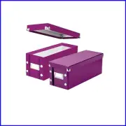 Durable Berry CD Storage Box - Stylish 2 Pack for Organized Music Collections