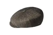 Bailey Mens Beech Ivy Newsboy Flat Cap Classic Wool Fabric Hat - Brown - L
