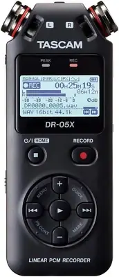 DR-05X Stereo Handheld Digital Audio Portable Recorder and USB Audio Interface,