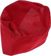 [VALICLUD] Japanese Cap Unisex Waiter Hat Comfortable Cotton Diner Work Hat Breathable Polyester Kitchen Restaurant Chef Accessories Red