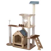 Furbulous 1.46m Cat Tree Mega Cat Tower and Scratching Post - Windmill style