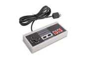 S11 3m Wired Gamepad Compatible with NES Games on Wii and Wii U Platforms for MINI NES Classic Edition Red and White Machine