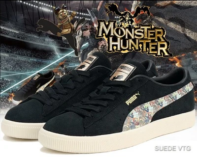 PUMA x MONSTER HUNTER 20th Anniversary Collection Suede Vintage R Sneakers US9