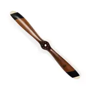WWI Airplane Propeller Replica - Beige and Black Tip with Sensenich Bros Emblem
