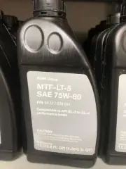 BMW Manual Transmission Oil E60 E90 M5 M3 F10 E46 E39 E92 Z4 MTF-LT-5 SAE 75W-80