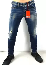 Diesel Men's 1979 Sleenker Skinny Fit Denim Jeans - RR97L Size 28x30