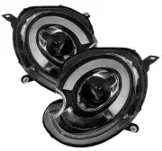Spyder Projector Headlights - DRL - Black 5080615 for 2010-2012 Mini Cooper (for: Mini)