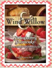 WIND AND WILLOW Strawberry Shortcake Cheeseball Dessert Mix~11 Servings~No MSG~