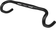 [Satori] X-Race Gravel Cyclocross Road Bike Bicycle Fixed Gear Single Speed AL6061 8 Degree Flare Drop Bar Bent Handlebar 31.8 x 420mm - Aluminum Alloy
