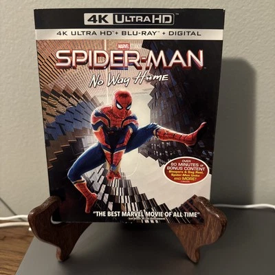 Spider-Man No Way Home 4K Ultra HD Blu-Ray NEW W/ OOP Slipcover