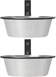 Wall Mounted Dog Bowl, Dog Food Bowl, Elevated Pet Feeder, Compact, Multi-Pet Use, Easy to Clean, 30x7cm/11.81x2.76 Inches, for Puppy Bunny Feeding