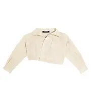 [Jacquemus Enfant] Jacquemus Enfant La Chemise Mejean linen and cotton top Y 10 white