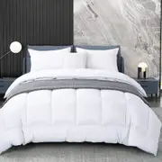 Bamboo Quilt 150GSM/300GSM/500GSM/800GSM Winter Warm Thermal Summer Cool Doona for All Seasons ( Single / King Single / Double / Queen / King / Super King size)