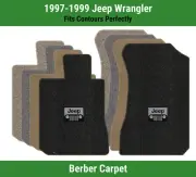 Lloyd Berber Front Row Carpet Mats for 1997-1999 Jeep Wrangler w/Jeep Grill Logo (for: Jeep)
