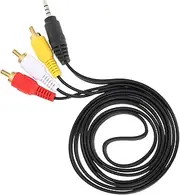 2Pcs Audio Cord Flexible Cable for Stereo Sound Compatible with Smartphone Amplifier Speaker Home Cinema and More Plated for Zero Interference