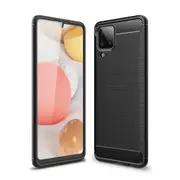 MCC Slim Samsung Galaxy A22 4G 2021 Carbon Fibre Soft Case Cover A225 [Black]