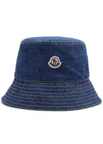 Moncler Logo Denim Bucket hat M (UK 12 / M)