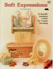 Soft Expresions Decorative Painting Country Patterns Craft Book VTG Bette Byrd