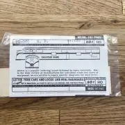 Walther’s HO Scale Decal 75-90: Northern Pacific Diesel Locomotive Yellow