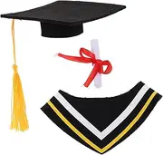 Parliky Graduation Outfit Stuffed Animals Graduation Costume Cute Doll Clothes Gown Cap And Scroll Bear Costume Plush Bear Clothing Set