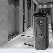 Wireless Video Door Phone with Wi-Fi Camera, 1080P HD Video Door Phone with Camera, PIR Detection, Two-Way Communication