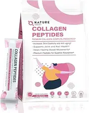 Collagen Peptides-Powder Multi-Collagen-Protein Powder for Women - Plus Prebiotics Promotes Hair, Skin, and Nail Health, Collagen for Digestion Supports Anti-Aging 30 Packets