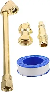 Gatuida Air Pump Chuck Metal Nozzles Quick Connect Hose Fittings for Auto Car Bike