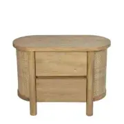 ** Pre Order COOLUM BEDSIDE TABLE NATURAL By Florabelle Living DUE 11 APRIL 25