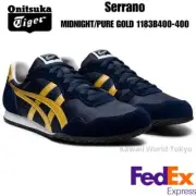 Onitsuka Tiger SERRANO MIDNIGHT / PURE GOLD 1183B400 400 UNISEX Japan NEW! F/S