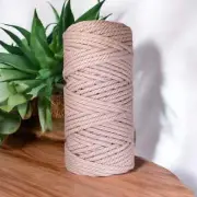 4mm 3ply Luxe Macrame Cord | ASH PURPLE | 100% Premium Cotton MELB Australia