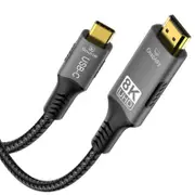 Generic USB Type C to HDMI 2.1 8K Male to Male Cable - 2m (CB-TC-HDMI-8K)