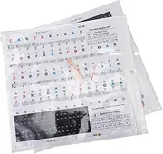 Totority Easy Peel Piano Keyboard Stickers 2 Sets Large Notes Stave No Glue Left for Piano