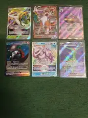 POKEMON 6 CARD LOT-SERPERIOR,BANETTE,PALIKIA,LYCANROC,IRON TREADS,IRON LEAVES