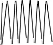 Unassembled Tent Poles Replacement, Female and Male End Tent Compatible, Aluminum Tent Pole Repair Kit.1 Pole Pack