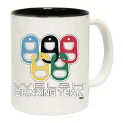 Welsh Drinking Team Rings Mug Cup